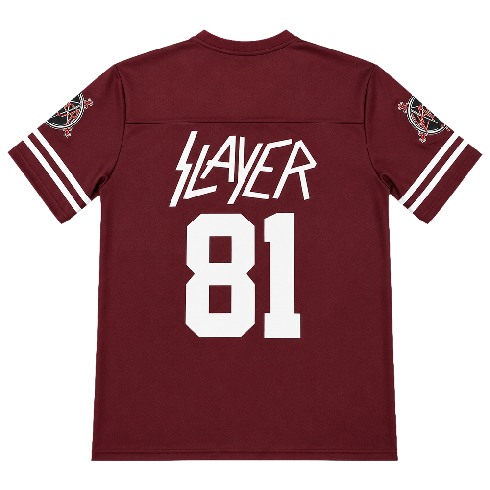 Slayer 81 Football Jersey – Slayer Store