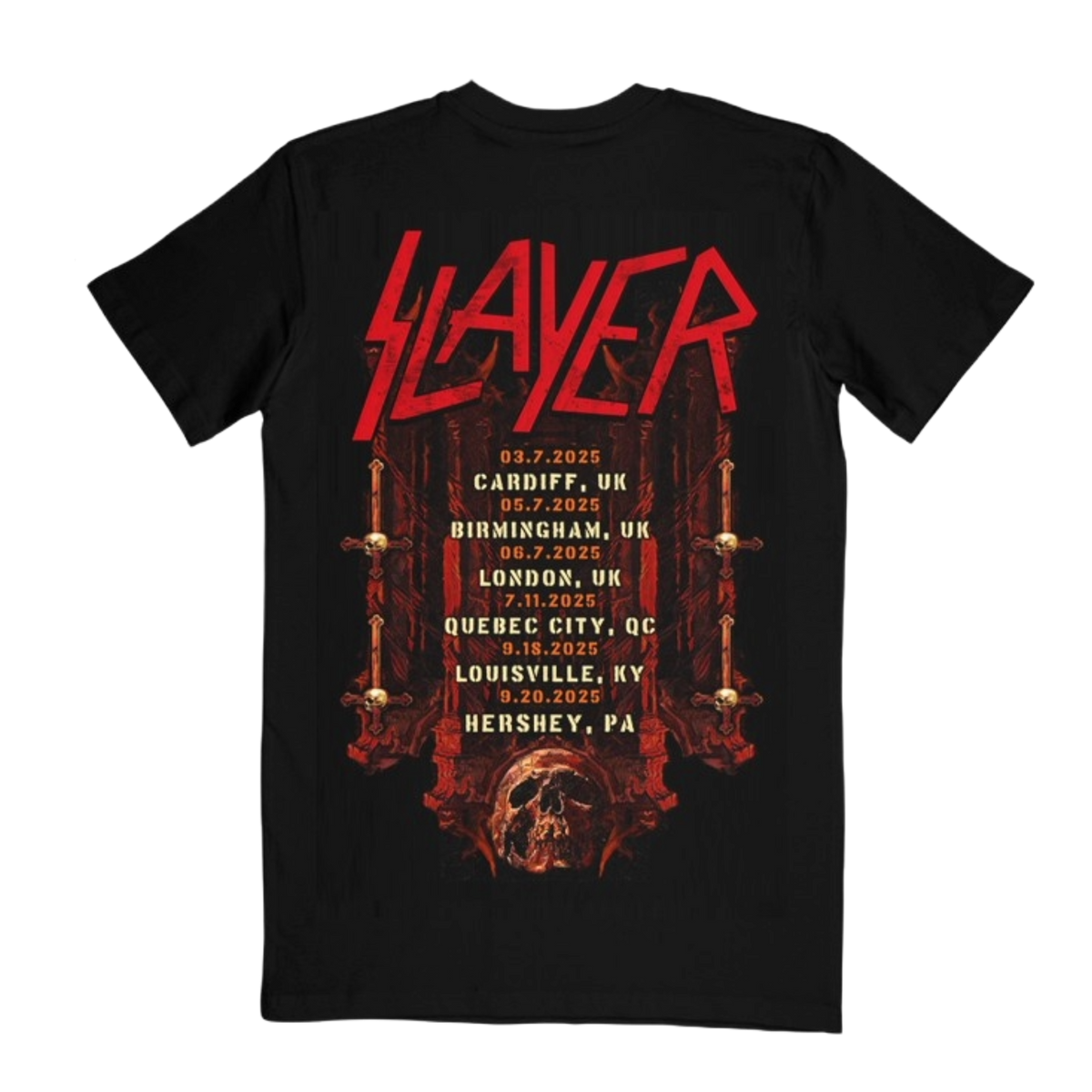 Skull Echoes Summer 2025 Itin Tee – Slayer Store