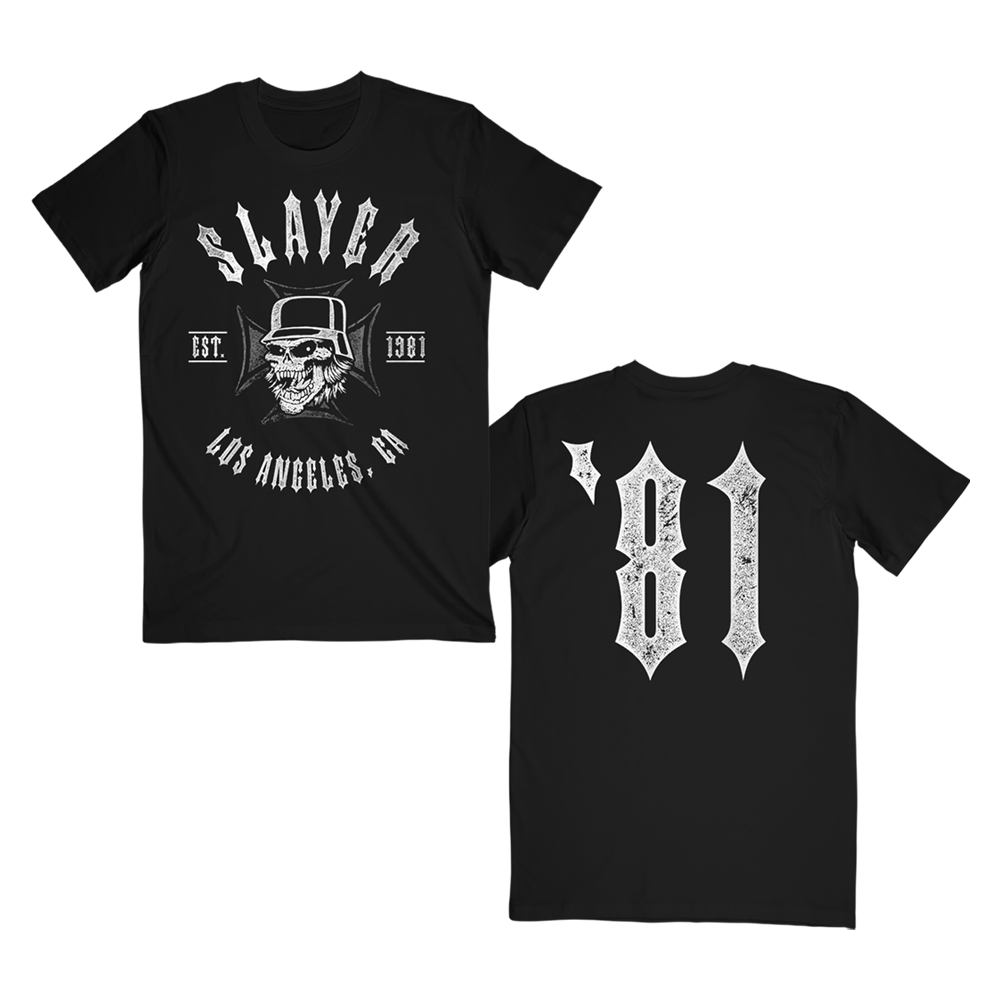 Established 1981 Skull Tee – Slayer Store