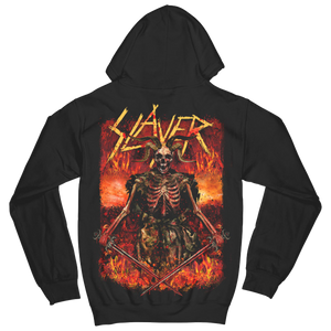 BLACK ZIP HOODY MAGMA LORD