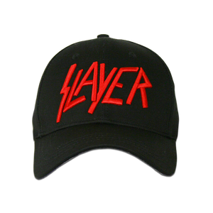 Red Classic Slayer Logo Snapback Cap