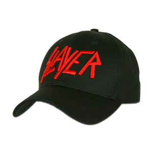 Red Classic Slayer Logo Snapback Cap