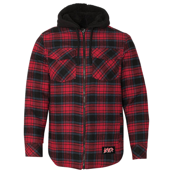 Repentless Flannel Zip Hoodie – Slayer Store
