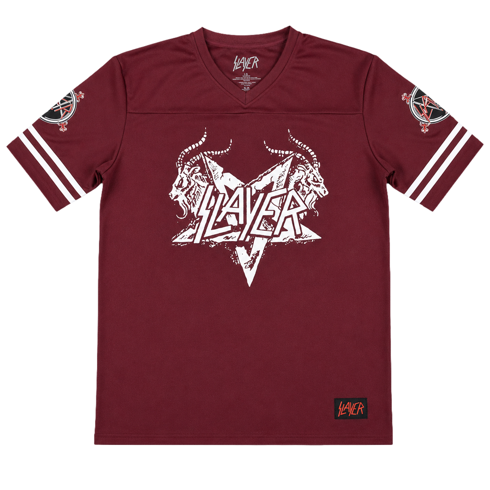 Slayer 81 Football Jersey – Slayer Store