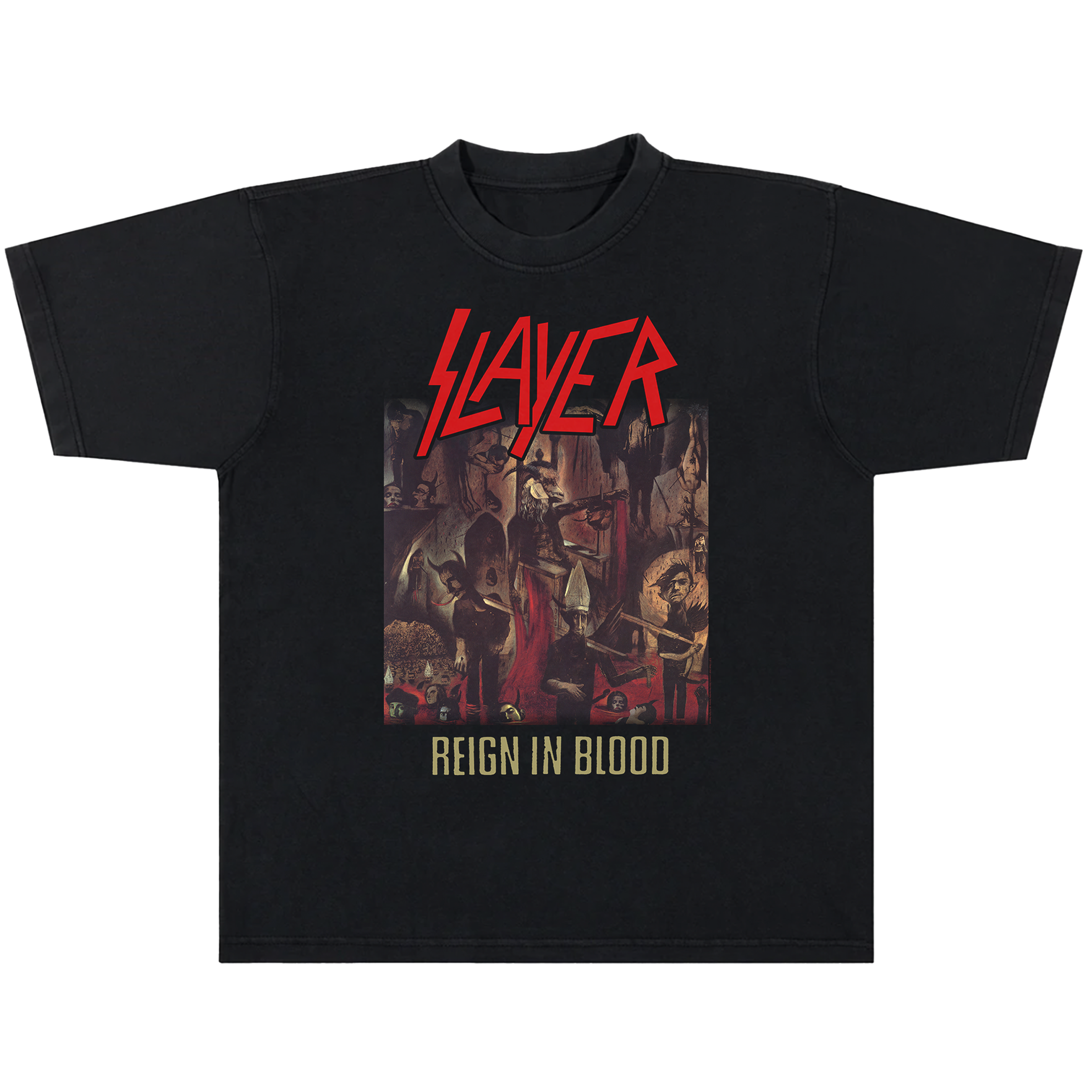 お歳暮 人気 オシャレ Reign in Blood T-Shirt – Slayer Store ミュージシャン