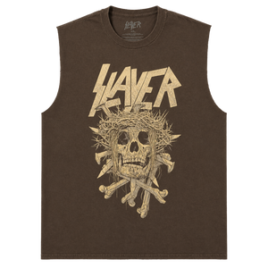Spike Crossbones Muscle Tank