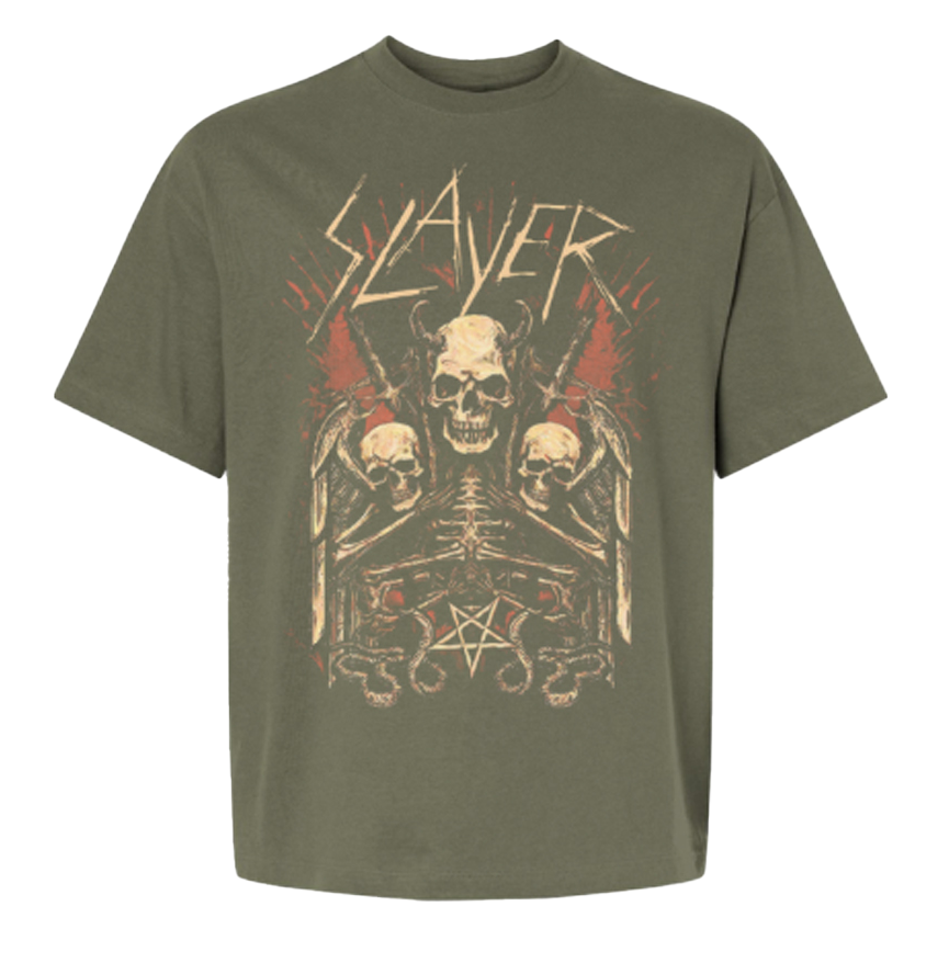 Triple Skulls T-Shirt – Slayer Store