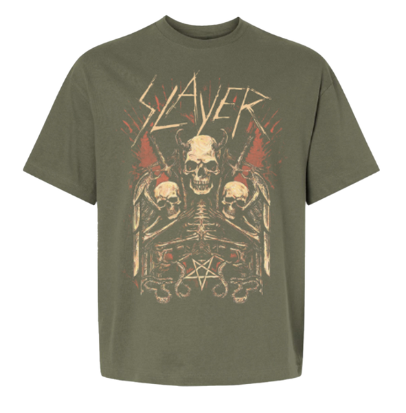 Triple Skulls T-Shirt – Slayer Store