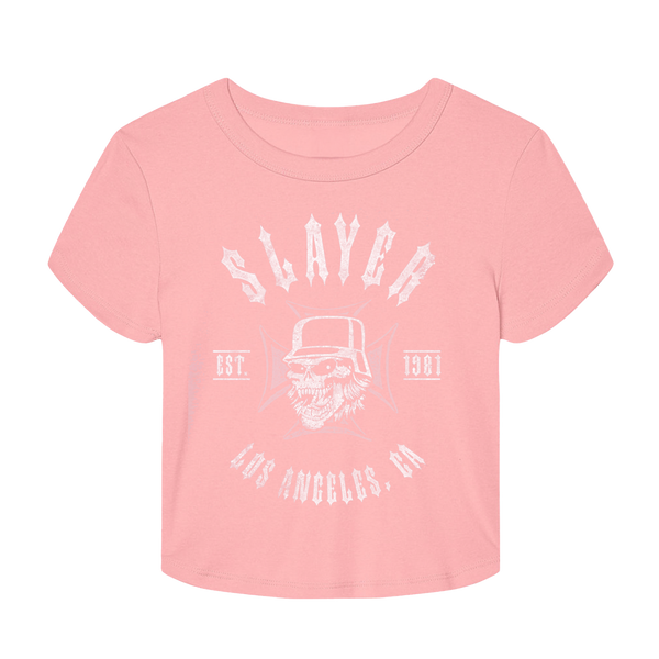 Slayer '81 Pink Baby Tee – Slayer Store