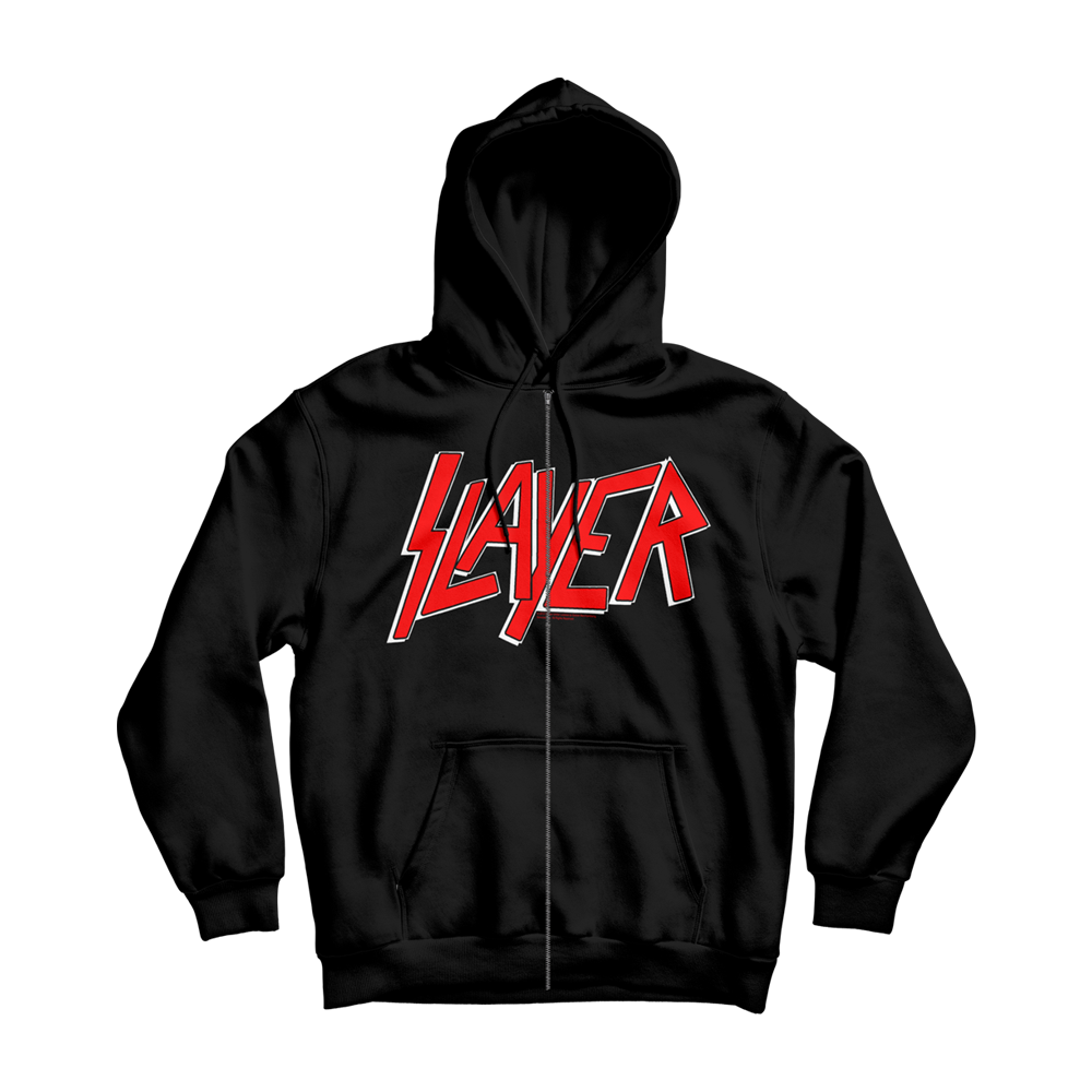 Classic Slayer Logo Zip Hoodie Slayer Store