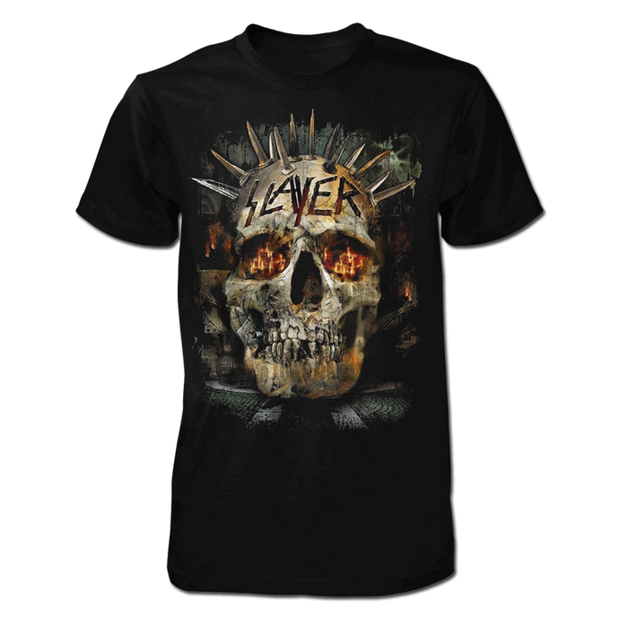 Burning Crosses Skull Tee