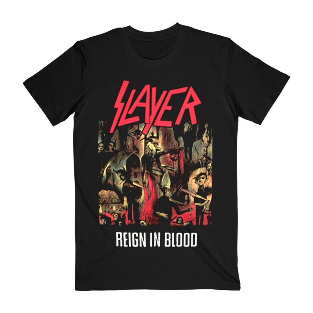 Vintage VINTAGE SLAYER REIGN IN BLOOD TEE SHIRT | Grailed Vintage VINTAGE SLAYER REIGN IN BLOOD TEE SHIRT | Grailed