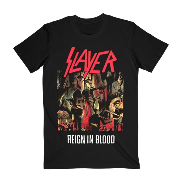 Vintage sale Slayer Reign In The Blood 1986-1987 T-Shirt Heavyweight - Size 2XL